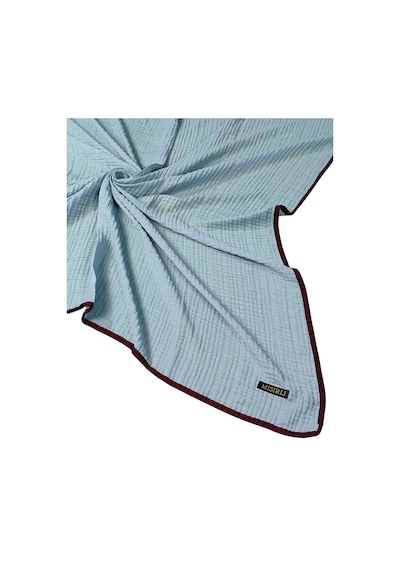 Mim Eşarp Mısırlı Eşarpları Biyeli Müslin Düz Renk Eşarp 100x100cm Gümüş