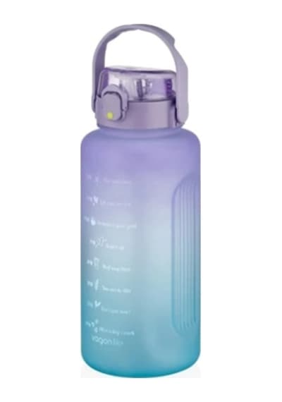 Polikarbon Matara Suluk 2500 Ml Vgn2215 Mor-mavi Çok Renkli
