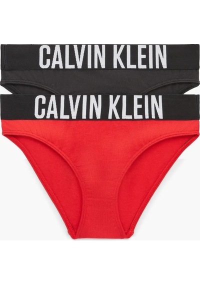 Calvin Klein 2pk Bıkını Kadın Kırmızı Bkini Külot Set