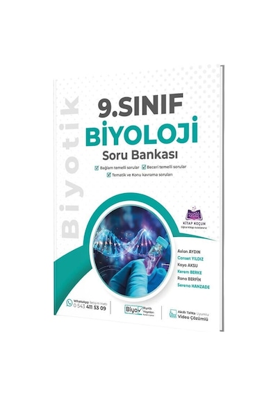 9. Sınıf Biyoloji Soru Bankası Biyotik Yayınları