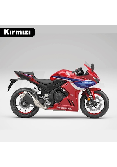 Honda Cbr500r Jant İçi Yazı Sticker Etiket Modeli Kırmızı Renk