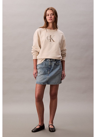 Calvin Klein Kadın Sweatshirt-lv047b234g Bej