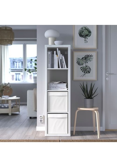 Ikea Dröna Kutu, Beyaz, 33x38x33 Cm