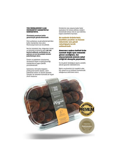 Malatya Gün Kurusu Kayısı 750g 750 G