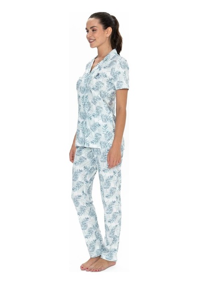 U.s. Polo Assn. Kadın Mavi Pijama Takım Mavi