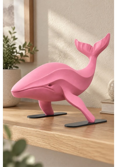 Balina Figürlü Dekoratif Biblo - 22cm Büyük Boy 44863092