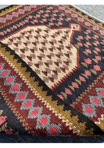 El Dokuma Mut Kilimi 63x84 Küçük Ölçü Yün Cicim Kilimi