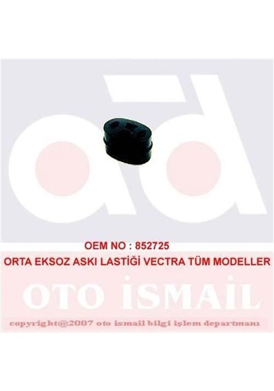 Doğru Kauçuk 642 Orta Egzoz Askı Lastiği Vectra Tum Modeller