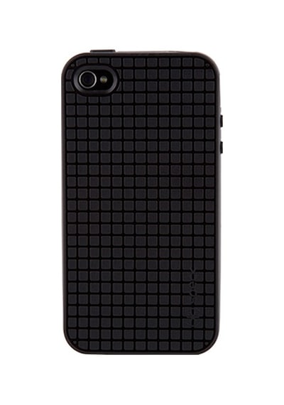 Speck Apple Uyumlu iPhone 4s/4 İle Pixelskin Hd Silikon Kılıf Siyah Siyah