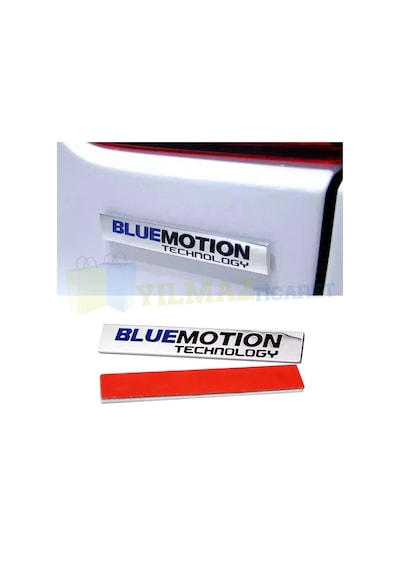 Volkswagen Bluemotion Bagaj Logo Passat Cc Tiguan Paslanmaz Çelik