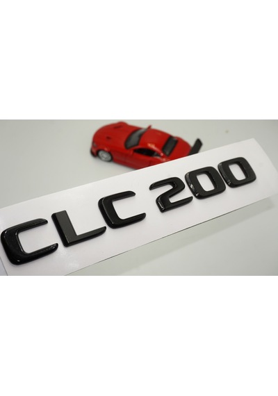 CLC 200 Bagaj Parlak Siyah ABS 3M 3D Yazı Logo