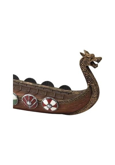 Viking Savaş Gemisi 6 Viking Figürlü Dekoratif Gemi