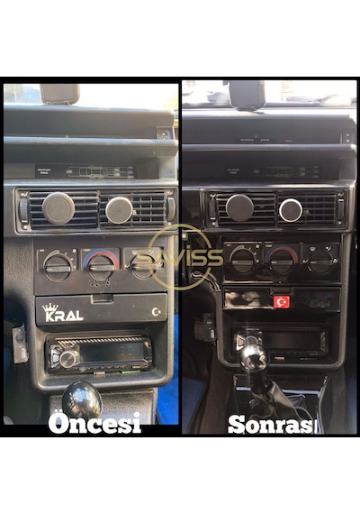 Fiat Tempra Tipo 54 Parça Parlak Siyah Full Set Torpido Konsol Maun Kaplama (KLİMASIZ model uyumlu)