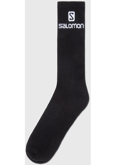 Salomon Everyday Crew 3 Pack Çorap - Beyaz Gri Siyah-beyaz Gri Siyah Beyaz - Gri - Siyah