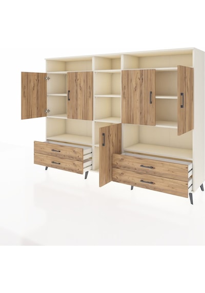 Hyperion Dolap 12 Raflı 4 Çekmeceli 5 Kapaklı 220x44x163 Aytaşı-ç Aytaşı-çam Hyperion Dolap 12 Raflı 4 Çekmeceli 5 Kapaklı 220x44x163 Aytaşı-ç Aytaşı-çam