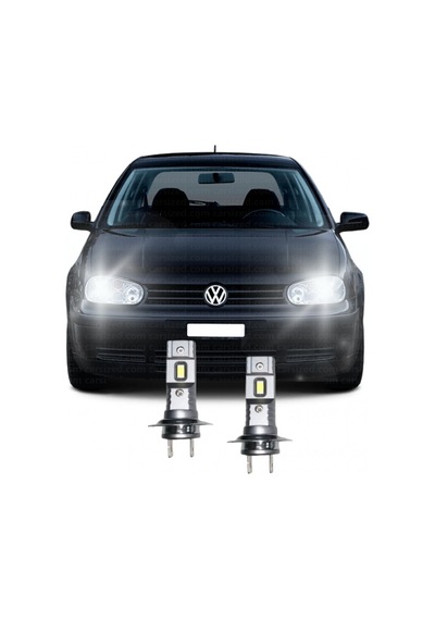 Vw Golf 4 Led Xenon Kısa Far Ampulü H7 Mini Led 2'li Set