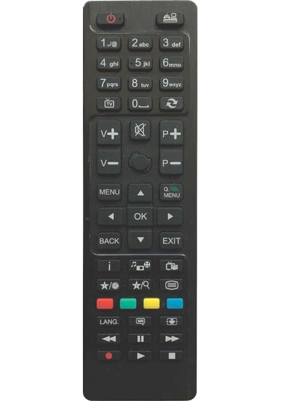 Vestel Uyumlu Lcd Hı-level Siyah Tuşlu Kumanda