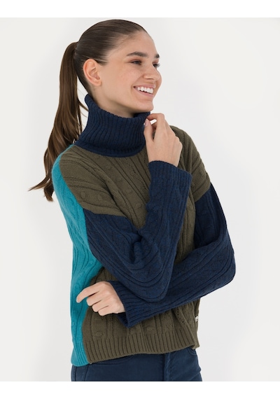 Pierre Cardin Kadın Lacivert Triko Kazak 50277148-vr033 Lacivert