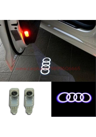 Audi Uyumlu A3 Kapı Altı Hayalet Logo
