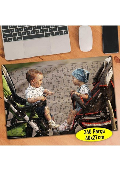Sohbet Eden Neşeli Bebekler 240 Parça Puzzle Yapboz-51067400