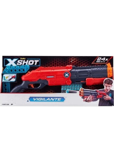 36436 Zuru X-shot Silah Sünger Atan Excel-vigilante 24 Mermi -sunman