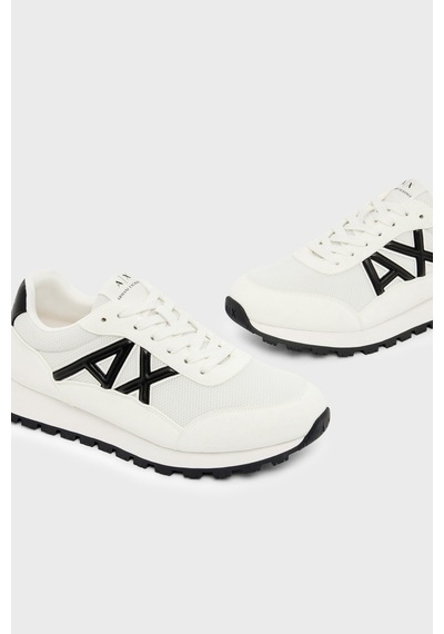 Armani Exchange Erkek Ayakkabı Xm001960 Af19388 M0017 Beyaz-siyah