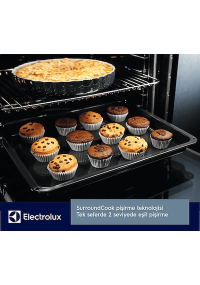 Electrolux EOD5H70BZ 500 Serisi 65 L Ankastre Fırın