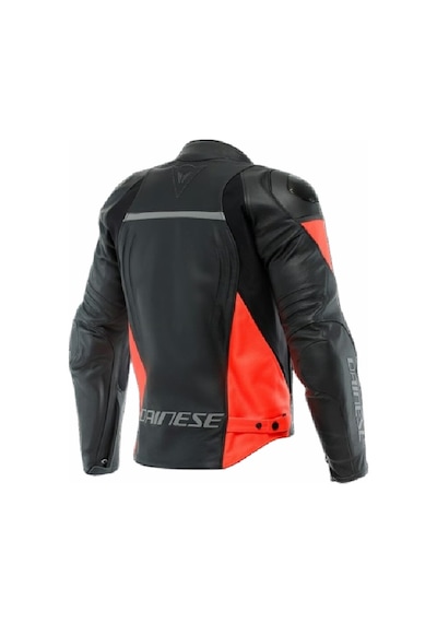 Dainese Daınese Ceket Racıng 4 Leather Jacket/black/fluo-red - 48