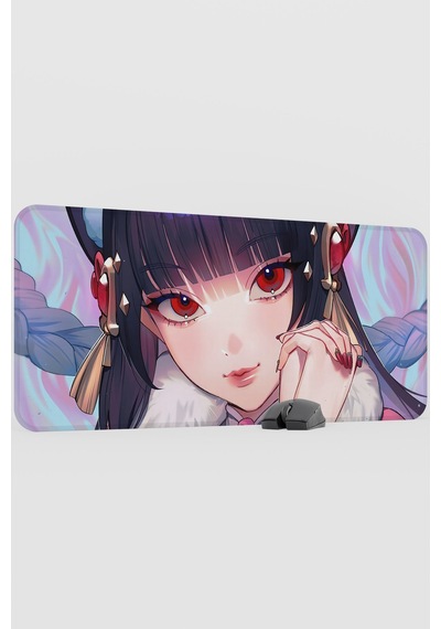 Yun Jin Genshin Impact Anime Oyuncu V5 - 90x40 Xxl Gaming Mouse Pad Fare Altlığı