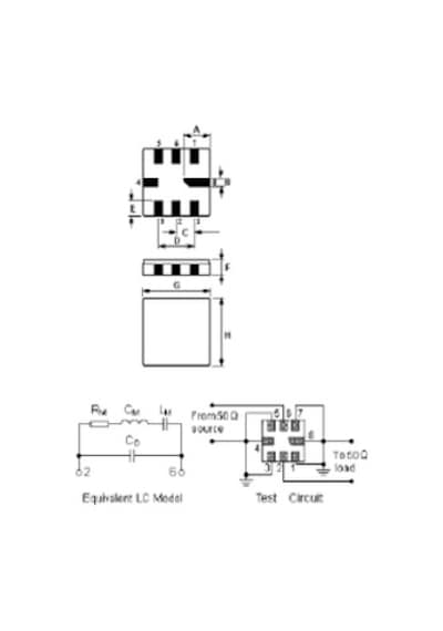 (100 Adet) R433E 433,92Mhz Smd-8 Saw Resonator / Filter ± 75 Khz