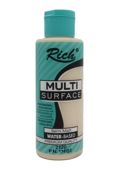 Rich Multi Surface Akrilik Boya Fil Dişi 120Cc