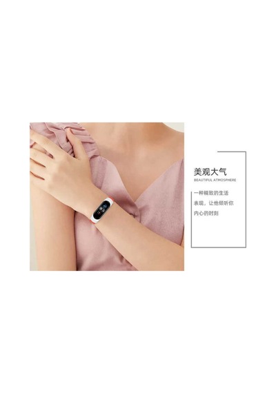Xiaomi Mi Band 3 Krd-49 Örgü Kordon-mavi-beyaz