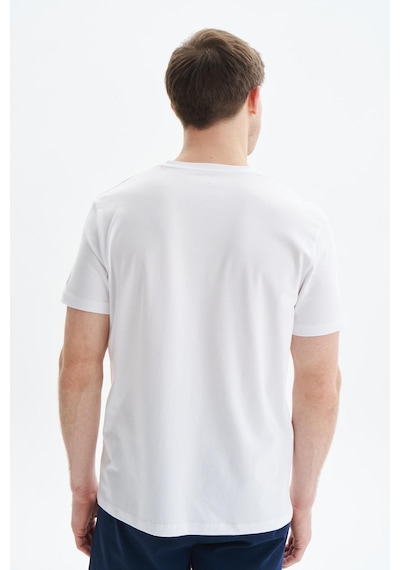 AR-MA Arma Erkek Regular Fit Basic Süprem V Yaka Tişört Y29344472102 Beyaz