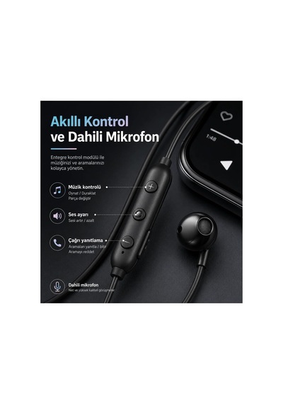 Bluetooth Kulak İçi Sport Kulaklık 5.2, Spor Yürüyüş Koşu Bisiklet - Suya Ve Tere Dayanıklı Kablosuz Kulaklık