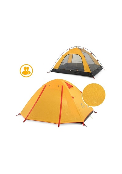 Naturehike P-seri Si 3 Ki Şi Li K Kamp Çadırı Turuncu