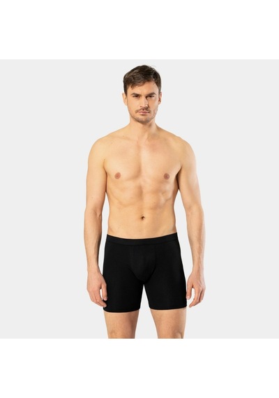 Cacharel Erkek Likralı Uzun Boxer Bel Bantlı 1336/siyah Siyah