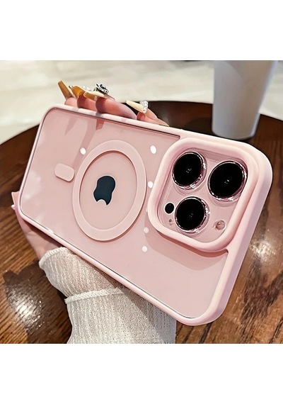 Chenkestoreone Apple Uyumlu iPhone 11 Mor Kasa Korumalı Manyetik Kılıf Kablosuz Şarj Sert Kapak