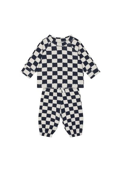 Antebies Organik Gots Sertifikalı Antrasit Kare Desenli, Omuzdan Çıtçıtlı, Raglan Kollu, Uzun Kollu Ribanalı Sweatshirt, Bel Lastikli Bağcıklı Pantolonlu Bebek Takımı Gri Antebies Organik Gots Sertifikalı Antrasit Kare Desenli, Omuzdan Çıtçıtlı, Raglan Kollu, Uzun Kollu Ribanalı Sweatshirt, Bel Lastikli Bağcıklı Pantolonlu Bebek Takımı Gri