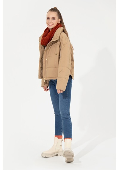 U.S. Polo Assn. Kadın Camel Mont 50254231-vr015 Çok Renkli