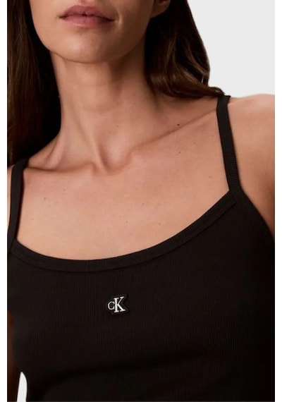 Calvin Klein Pamuklu Regular Fit Logolu Kare Yaka İp Askılı Top Lv047g208gub1 Bayan Top Lv047g208g Ub1 Siyah Calvin Klein Pamuklu Regular Fit Logolu Kare Yaka İp Askılı Top Lv047g208gub1 Bayan Top Lv047g208g Ub1 Siyah