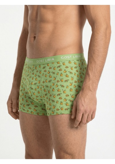 Gost Liria Tortoise Desenli Erkek Boxer Yeşil