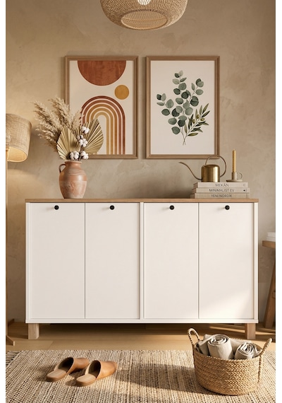 Nord Konsol 4 Kapaklı Ahşap Ayaklı 120cm Sepet-beyaz Nd2-sw Beyaz Nord Konsol 4 Kapaklı Ahşap Ayaklı 120cm Sepet-beyaz Nd2-sw Beyaz