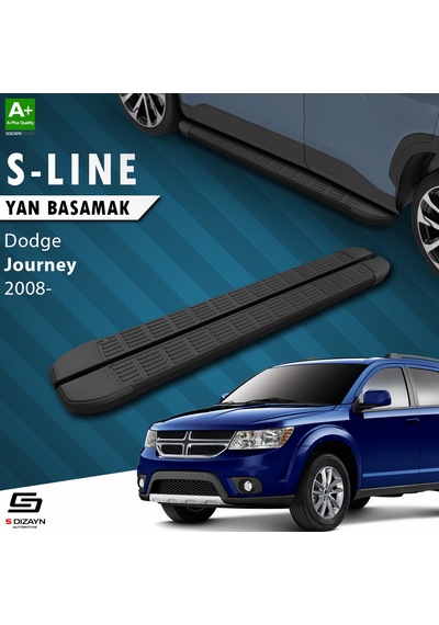 S-Dizayn Dodge Journey S-Line Siyah Yan Basamak 183 Cm 2008 Üzeri