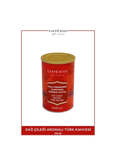 Caffe Rino Dağ Çileği Aromalı Türk Kahvesi 250 G