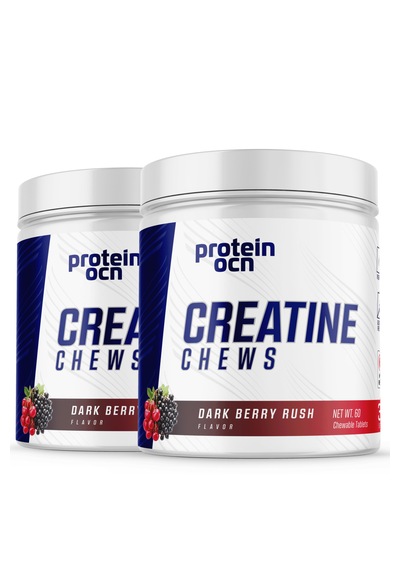 Proteinocean CREATINE CHEWS 60 Tablet x 2 Adet / Dark Berry Rush
