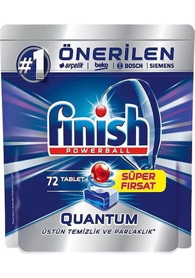 Finish Quantum Bulaşık Makinesi Deterjanı 72 Tablet Finish Quantum Bulaşık Makinesi Deterjanı 72 Tablet