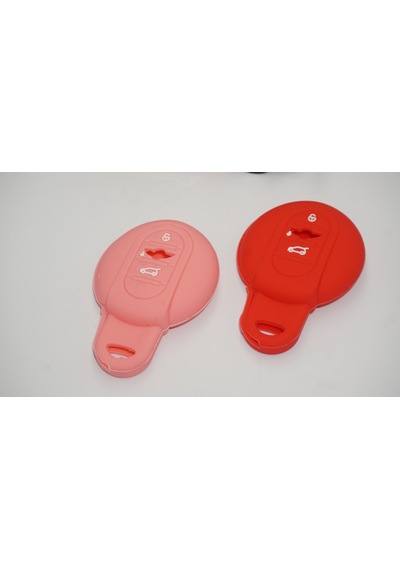 Mini Cooper Uyumlu S Roadster R50 R53 F54 F55 F56 Silikon Anahtar Pembe