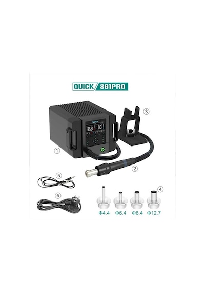 Quick 861 Pro 1300w Akıllı Sıcak Hava Üfleme İstasyonu