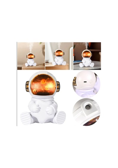 Astronot 240 Ml Usb Ultrasonik Oda Ve Araba Hava Nemlendirici Buhar Makinesi Aroma Difizörü