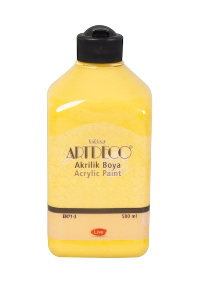 Artdeco 3032 3679 Akrilik Boya Kanarya Sarısı 500 ML